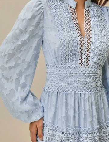 Rochie medie Anewsta, albastru