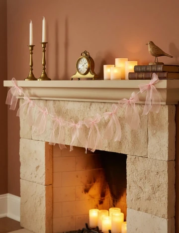Ghirlanda decorativa SHEIN, roz