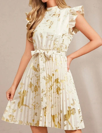 Rochie scurta SHEIN, crem
