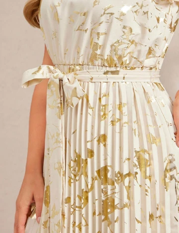 Rochie scurta SHEIN, crem