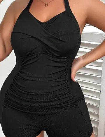 Costum de baie SHEIN CURVE, negru