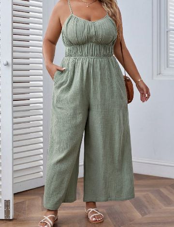 Salopeta SHEIN CURVE, verde