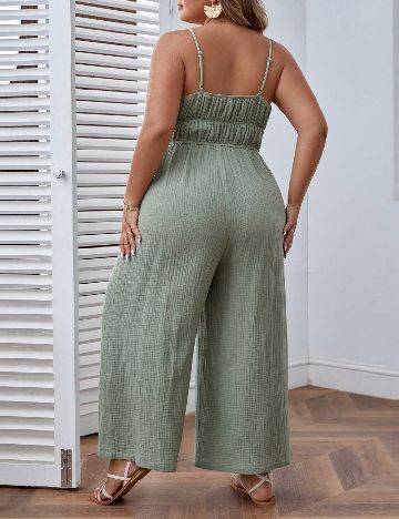 Salopeta SHEIN CURVE, verde