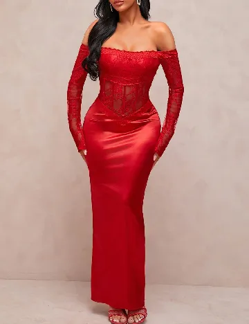 Rochie lunga SHEIN, rosu
