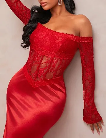 Rochie lunga SHEIN, rosu