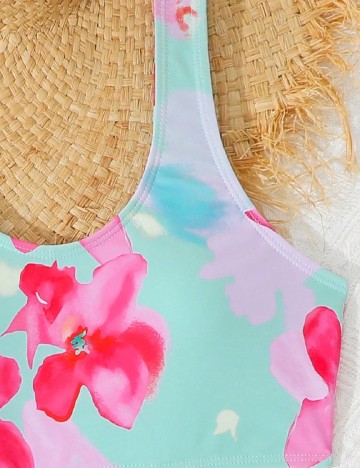 Costum de baie Shein Kids, mix culori