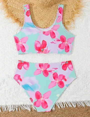 Costum de baie Shein Kids, mix culori