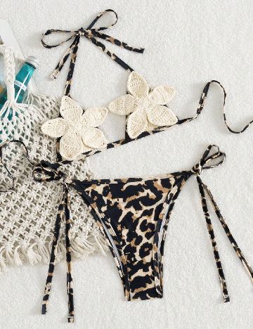 Costum de baie SHEIN, mix culori