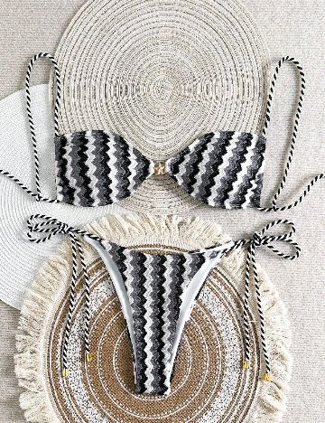Costum de baie SHEIN, gri
