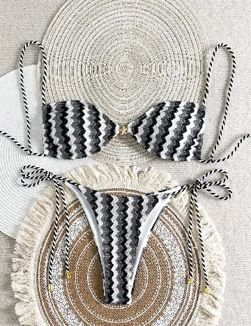Costum de baie SHEIN, gri