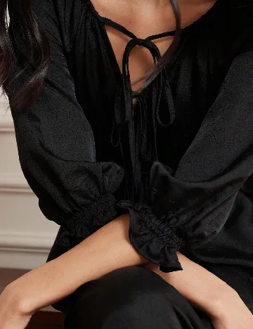 Rochie lunga Dazy, negru