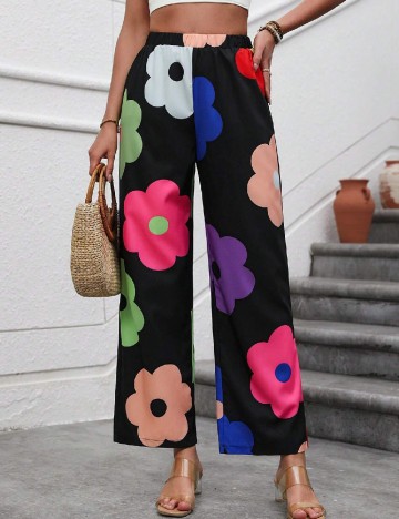 Pantaloni SHEIN, negru