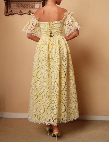 Rochie lunga Savoree, galben