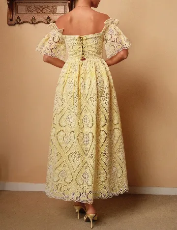 Rochie lunga Savoree, galben