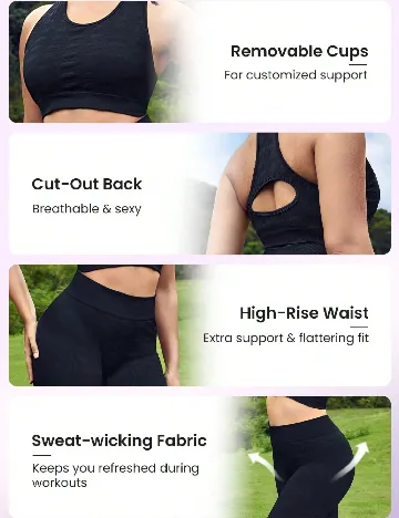 Compleu SHEIN CURVE, negru