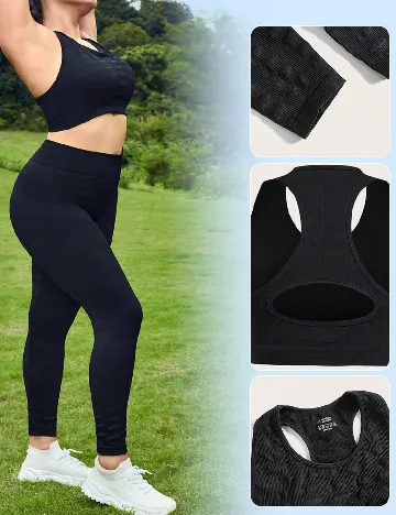 Compleu SHEIN CURVE, negru