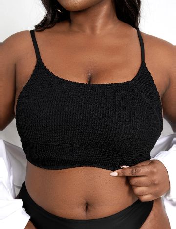 Sutien de baie SHEIN CURVE, negru