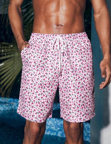 Short de baie SHEIN, floral print