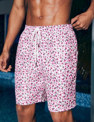 Short de baie SHEIN, floral print