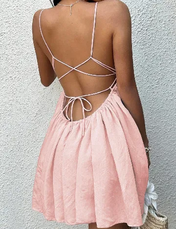 Rochie scurta SHEIN, roz