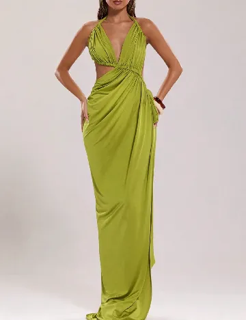 Rochie lunga SHEIN, verde