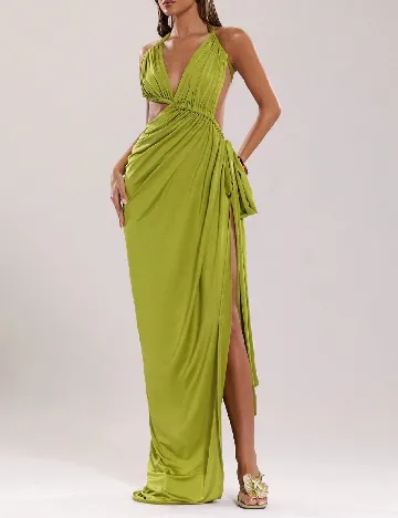 Rochie lunga SHEIN, verde