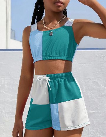 Compleu Shein Kids, mix culori