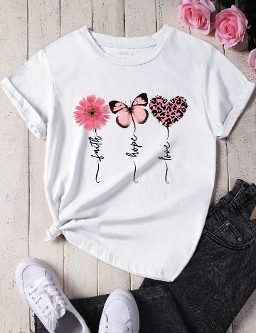 Tricou SHEIN, alb