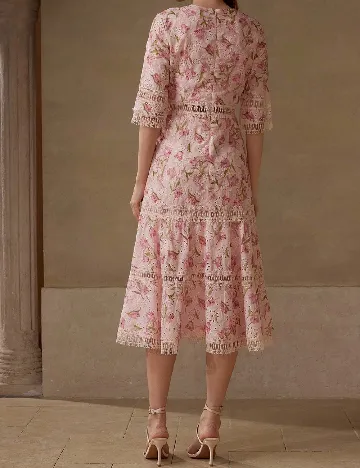 Rochie medie MOTF, roz