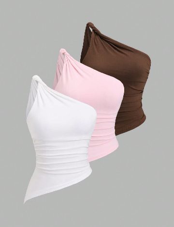 Set topuri 3 bucati SHEIN, mix culori