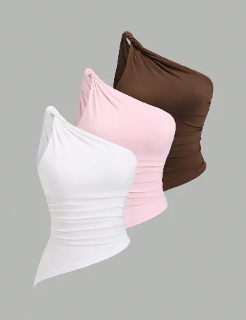Set topuri 3 bucati SHEIN, mix culori