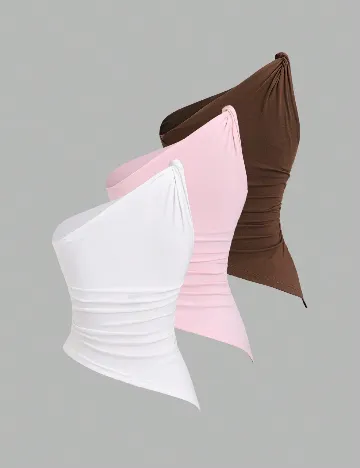 Set topuri 3 bucati SHEIN, mix culori