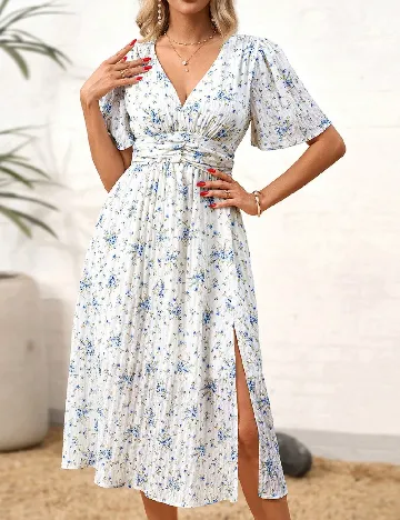 Rochie medie SHEIN, alb