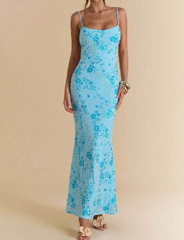 Rochie lunga SHEIN, albastru