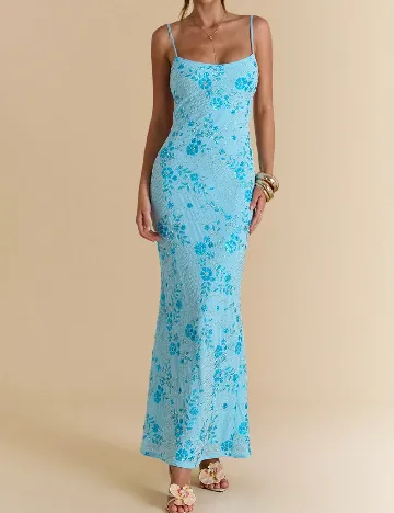 Rochie lunga SHEIN, albastru