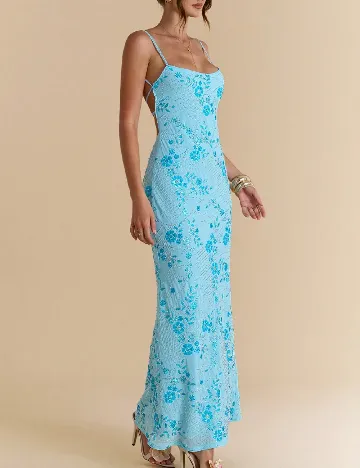 Rochie lunga SHEIN, albastru
