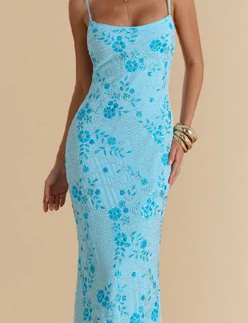 Rochie lunga SHEIN, albastru