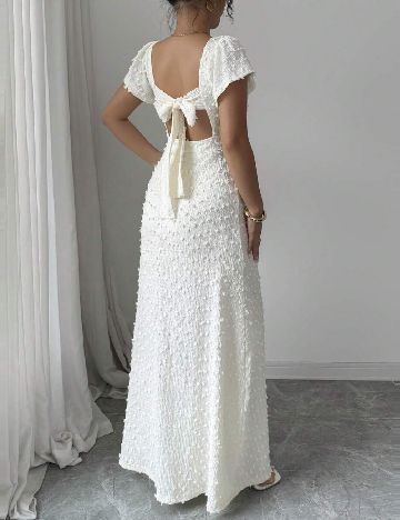 Rochie lunga SHEIN, crem