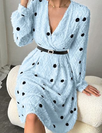 Rochie scurta SHEIN, albastru