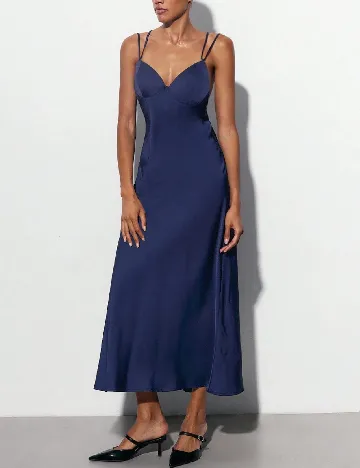 Rochie medie SHEIN, bleumarin