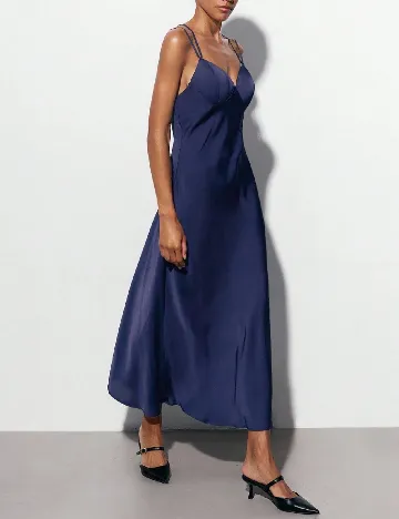 Rochie medie SHEIN, bleumarin