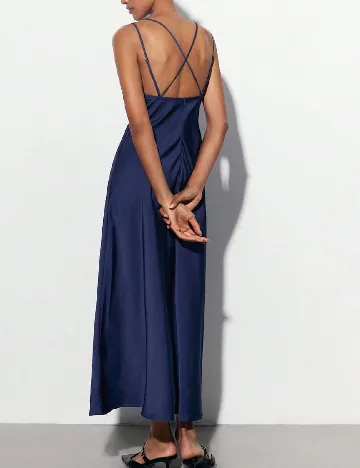 Rochie medie SHEIN, bleumarin