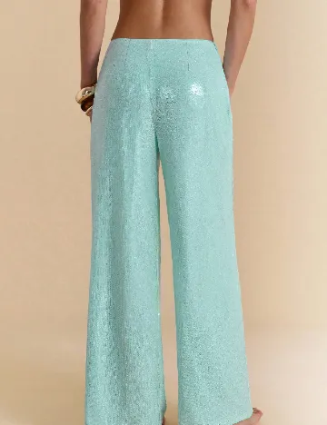 Pantaloni SHEIN, turcoaz