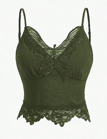 Top Romwe, verde