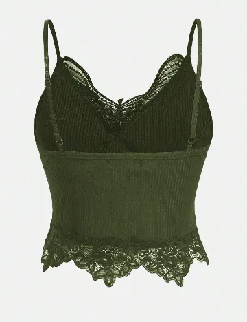Top Romwe, verde