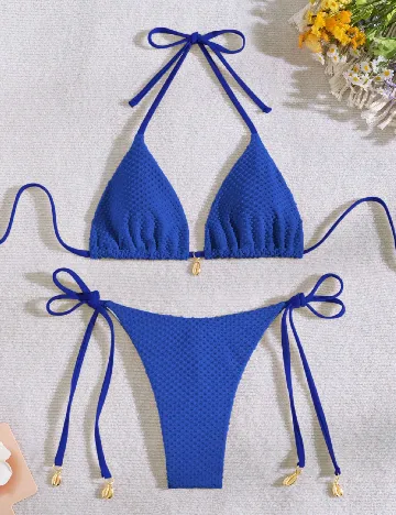Costum de baie SHEIN, albastru