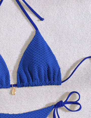 Costum de baie SHEIN, albastru