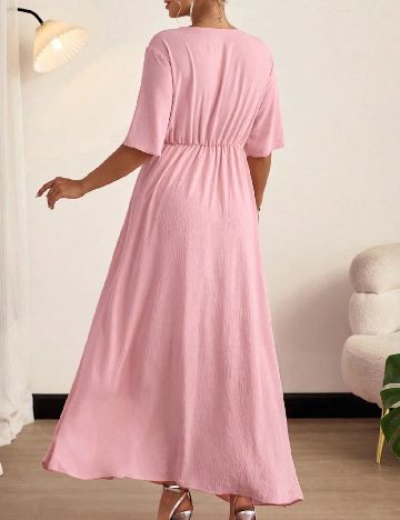 Rochie lunga SHEIN CURVE, roz