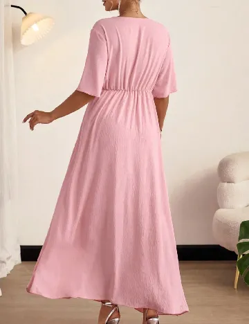 Rochie lunga SHEIN CURVE, roz