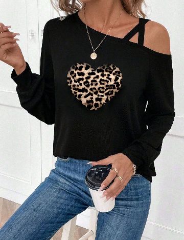 Bluza SHEIN, negru
